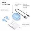 Music Sound Breeze Capsule-style Bluetooth earphone with colored case