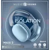 Music Sound MAXI3 MAXI3 wireless over-ear headphones with Active Noise Cancelling: immersive and distraction-free listening experience, up to 35 hours of battery life. Modern design, comfort, style and powerful, revolutionary sound.