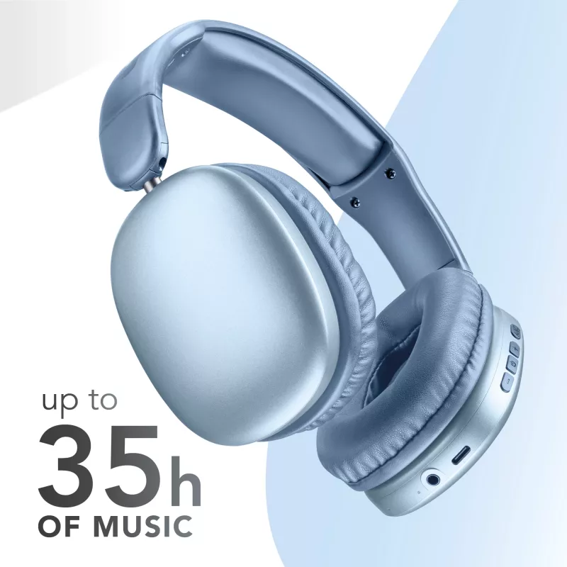 Music Sound MAXI3 MAXI3 wireless over-ear headphones with Active Noise Cancelling: immersive and distraction-free listening experience, up to 35 hours of battery life. Modern design, comfort, style and powerful, revolutionary sound.