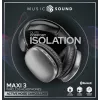 Music Sound MAXI3 MAXI3 wireless over-ear headphones with Active Noise Cancelling: immersive and distraction-free listening experience, up to 35 hours of battery life. Modern design, comfort, style and powerful, revolutionary sound.