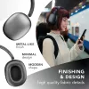 Music Sound MAXI3 MAXI3 wireless over-ear headphones with Active Noise Cancelling: immersive and distraction-free listening experience, up to 35 hours of battery life. Modern design, comfort, style and powerful, revolutionary sound.