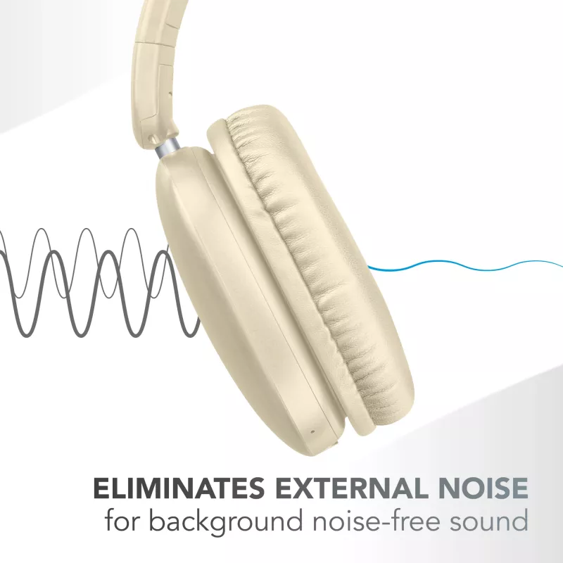 Music Sound MAXI3 MAXI3 wireless over-ear headphones with Active Noise Cancelling: immersive and distraction-free listening experience, up to 35 hours of battery life. Modern design, comfort, style and powerful, revolutionary sound.