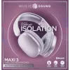 Music Sound MAXI3 MAXI3 wireless over-ear headphones with Active Noise Cancelling: immersive and distraction-free listening experience, up to 35 hours of battery life. Modern design, comfort, style and powerful, revolutionary sound.