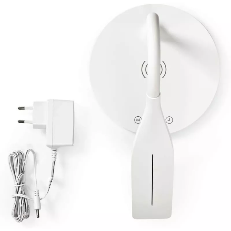 Techly I-LAMP-DSK10 table lamp Non-changeable bulb(s) 5.5 W LED G White