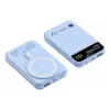 Techly I-CHARGE-10LCDBL power bank Lithium Polymer (LiPo) 10000 mAh Wireless charging Blue