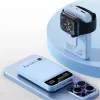 Techly I-CHARGE-10LCDBL power bank Lithium Polymer (LiPo) 10000 mAh Wireless charging Blue