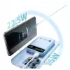 Techly I-CHARGE-10LCDBL power bank Lithium Polymer (LiPo) 10000 mAh Wireless charging Blue