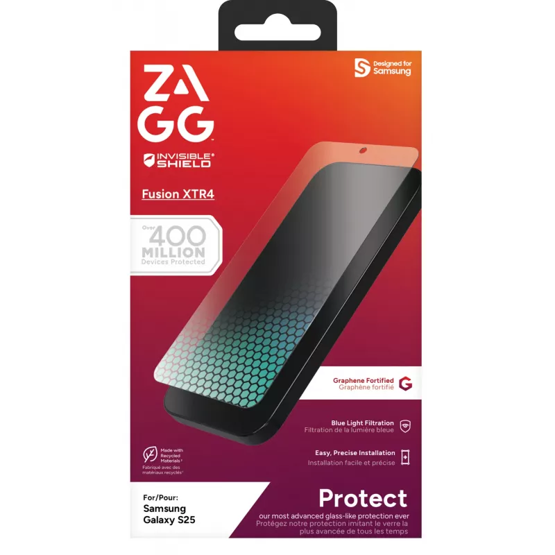 InvisibleShield Fusion XTR4 Samsung Galaxy S25 Screen
