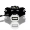 Axagon HUE-X3B interface hub USB 2.0 480 Mbit/s Black