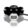 Axagon HUE-X3B interface hub USB 2.0 480 Mbit/s Black