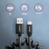 Axagon BUMM-AM10TB USB cable USB 2.0 0.6 m Micro-USB B USB A 0.48 Gbit/s Black