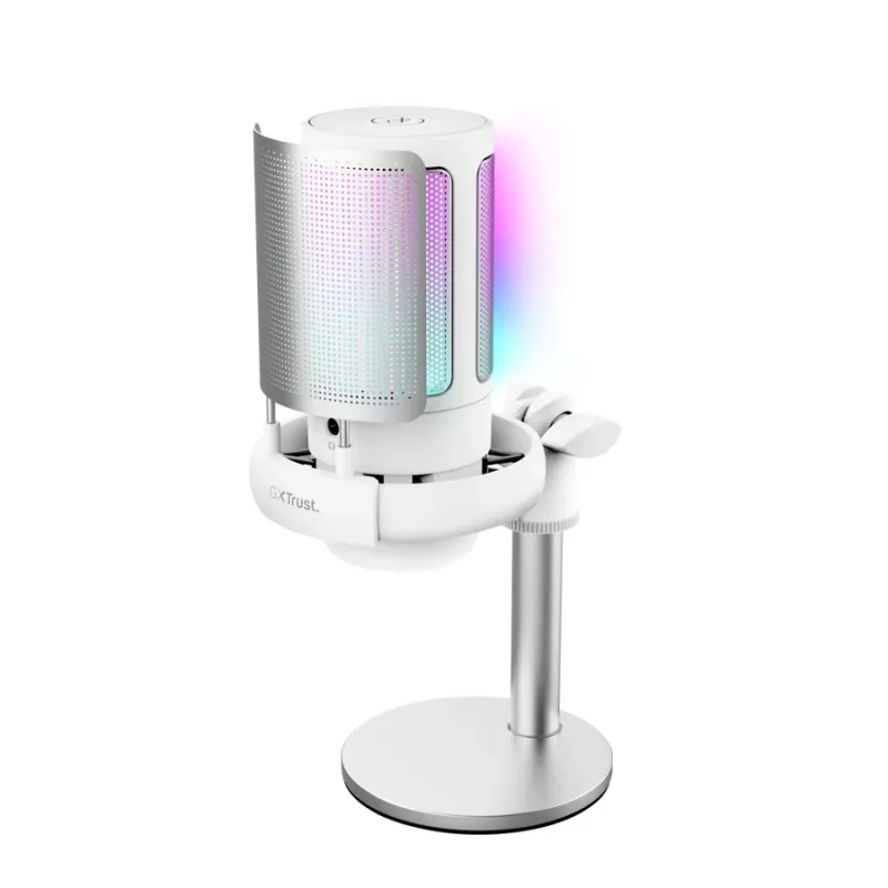 Trust GXT 238W Auron Grey, White Podcast microphone