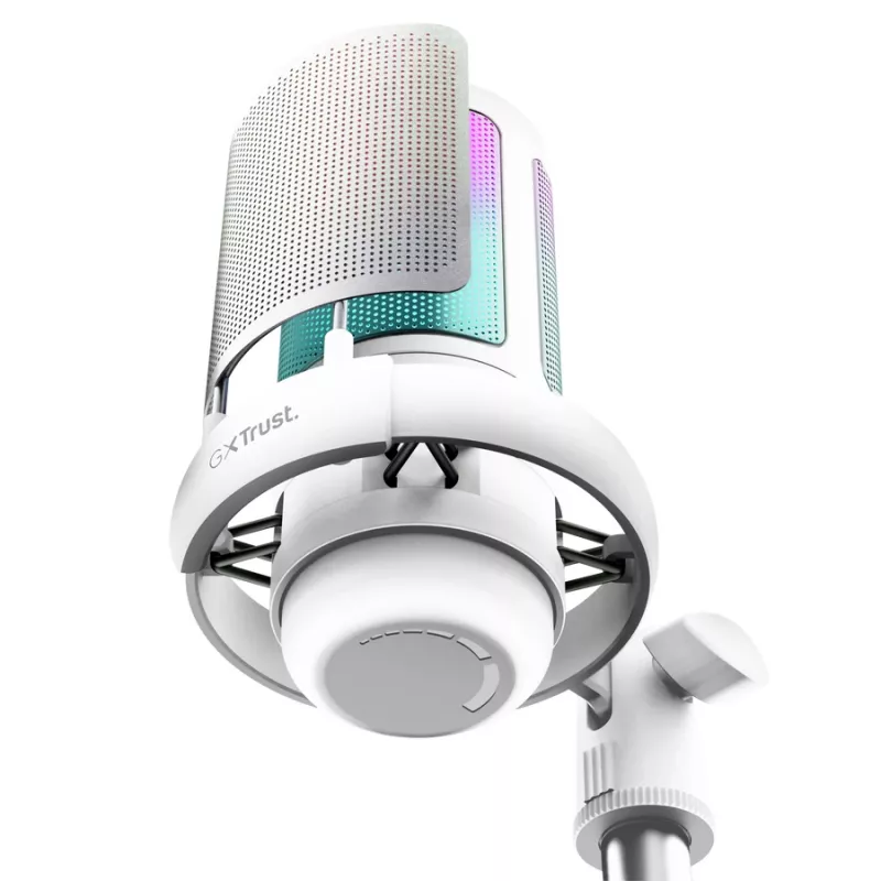 Trust GXT 238W Auron Grey, White Podcast microphone