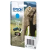 Epson Elephant Singlepack Cyan 24 Claria Photo HD Ink, Cyan, 4.6 ml, 1 pc(s), 360 pages