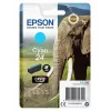 Epson Elephant Singlepack Cyan 24 Claria Photo HD Ink, Cyan, 4.6 ml, 1 pc(s), 360 pages