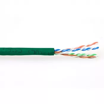 ACT CAT6 U/UTP stranded patch green 305 m, 305 m, Cat6, Green