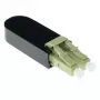 ACT Fiber optic LC loopback adapter multimode 850 nm, LC, Black, RoSH, -40 - 75 °C, 40 x 12.4 x 8.6 mm, 40 mm