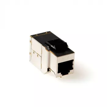 ACT Keystone Coupler RJ-45 shielded CAT6, RJ45, RJ45, Steel