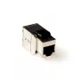 ACT Keystone Coupler RJ-45 shielded CAT6, RJ45, RJ45, Steel