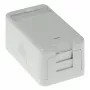 ACT Keystone surface mounted box 1 port, White, 1 pc(s)