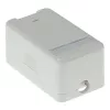 ACT Keystone surface mounted box 1 port, White, 1 pc(s)