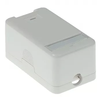 ACT Keystone surface mounted box 1 port, White, 1 pc(s)