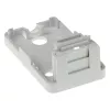 ACT Keystone surface mounted box 1 port, White, 1 pc(s)