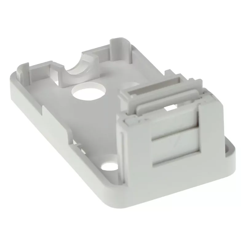 ACT Keystone surface mounted box 1 port, White, 1 pc(s)