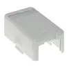 ACT Keystone surface mounted box 1 port, White, 1 pc(s)