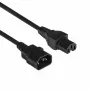 ACT Powercord C14 - C15 black 3 m, 3 m, C14 coupler, C15 coupler, 250 V, 10 A