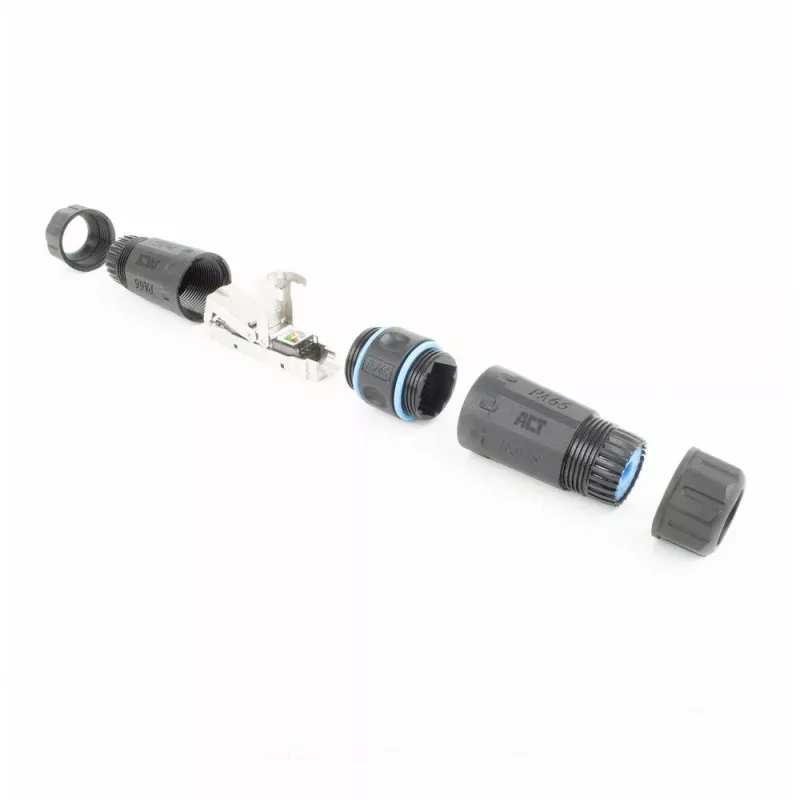 ACT SD6521 CAT6A outdoor IP68 cable coupler