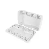 ACT Unloaded surface keystone mount box for 4 keystone jacks