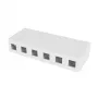 ACT Unloaded surface keystone mount box for 6 keystone jacks