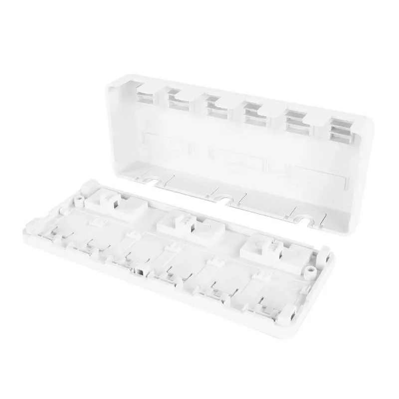 ACT Unloaded surface keystone mount box for 6 keystone jacks