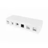 ACT Unloaded surface keystone mount box for 6 keystone jacks