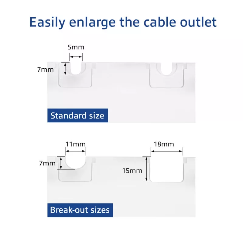 ACT Unloaded surface keystone mount box for 6 keystone jacks