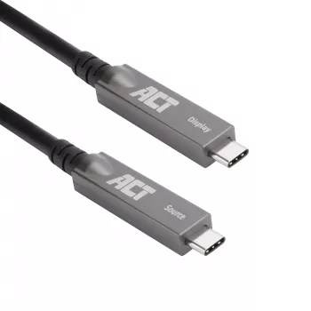 ACT USB-C 3.2 Gen2 Active Optical Cable (AOC), for touch panels, video, data, power, 3m