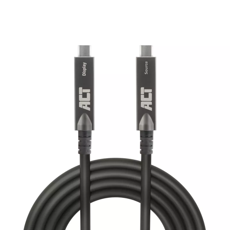 ACT USB-C 3.2 Gen2 Active Optical Cable (AOC), for touch panels, video, data, power, 3m