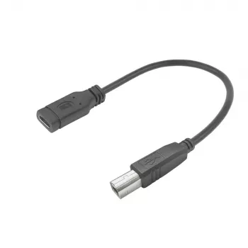 ACT USB Type-C female to USB-B 2.0 printer adapter cable 0.2m