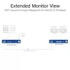 ACT AV media extender set with dual USB-C switch, CAT6A, 100 meters