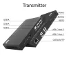 ACT AV media extender set with dual USB-C switch, CAT6A, 100 meters