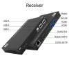 ACT AV media extender set with dual USB-C switch, CAT6A, 100 meters