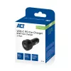 ACT 2-port USB-C Fast Car Charger 95W with Power Delivery PPS, Quick Charge and GaNFast