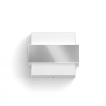 Philips myGarden Shovel Wall Light 42W E27 No-bulb, Outdoor wall lighting, Stainless steel, White, Stainless steel, Synthetics, IP44, Garden, Patio, II