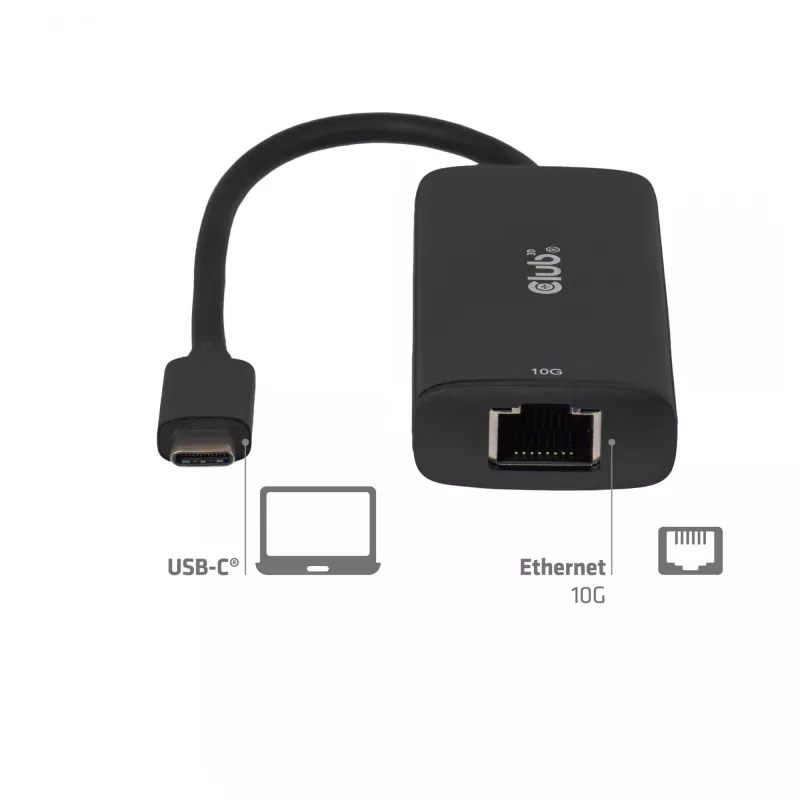 CLUB3D CAC-2531 laptop dock/port replicator Wired USB 3.2 Gen 1 (3.1 Gen 1) Type-C Black