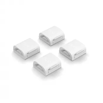 Philips Hue Flux connector 4-pack, I-connector, White, Plastic, Philips by Signify, 21 mm, 21 mm