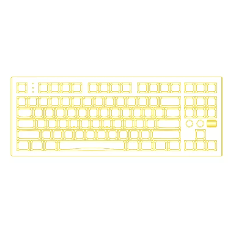 HATOR Gravity TKL keyboard Gaming USB QWERTY US English Black