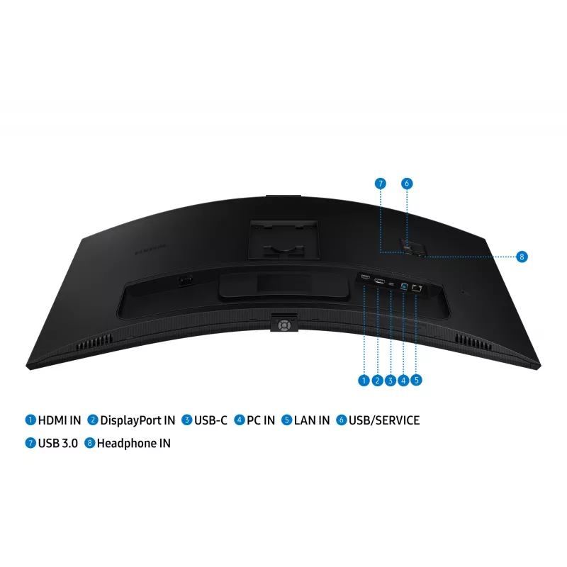 Samsung S65VC computer monitor 86.4 cm (34 inch) 3440 x 1440 pixels UltraWide Quad HD LCD Black