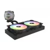 Zalman ALPHA24 Black CPU Liquid Cooler 280mm Radiator 2 x 140 mm Fan ARGB pump Dual Processor All-in-one liquid cooler 12 cm