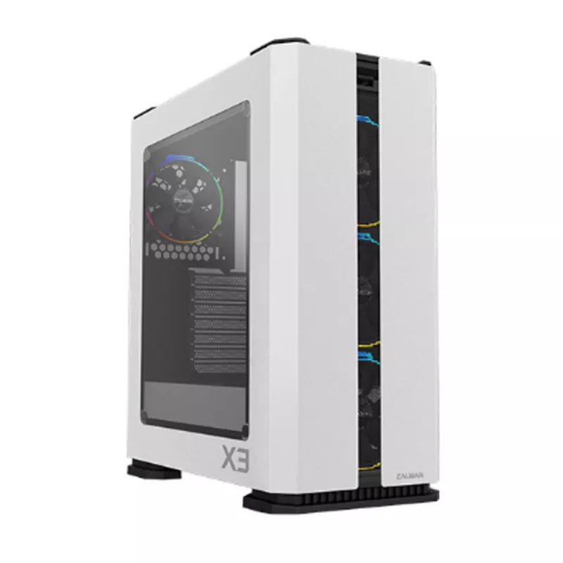Zalman X3 WHITE computer case Midi Tower